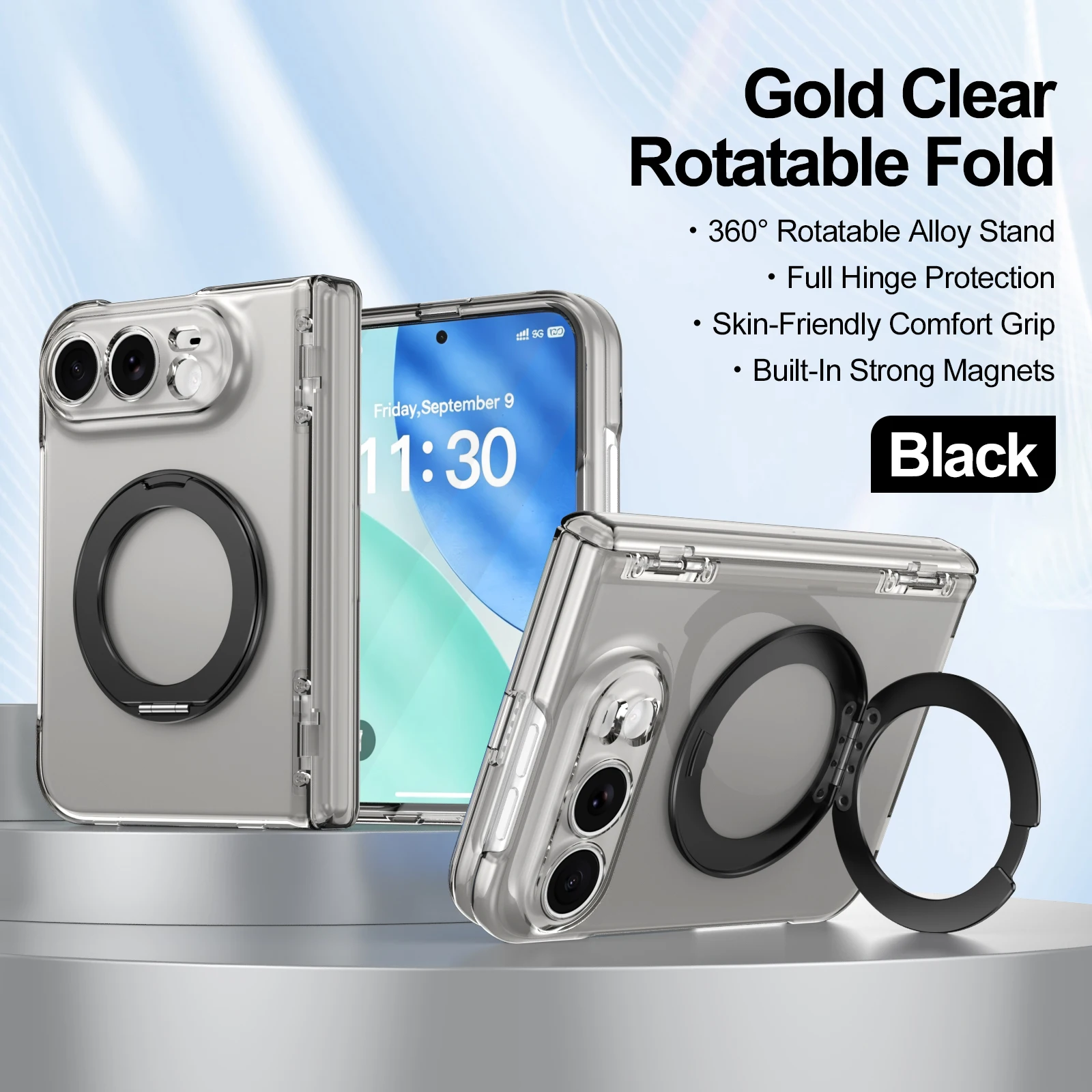 Screen Protectors - 360 Degree Rotating Bracket Magnetic Phone