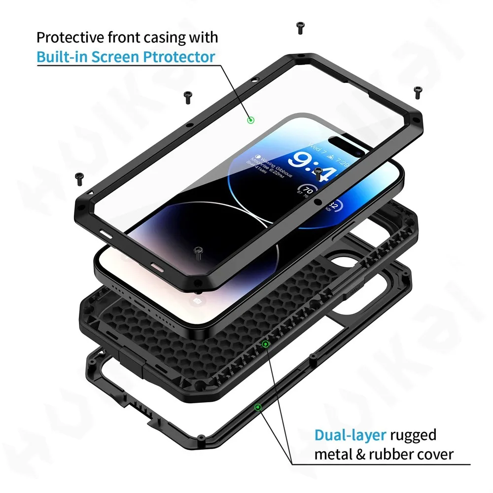 Case For iPhone 16e 15 14 13 1 - Heavy Duty 360 Full Body Protective Case 评论和价格
