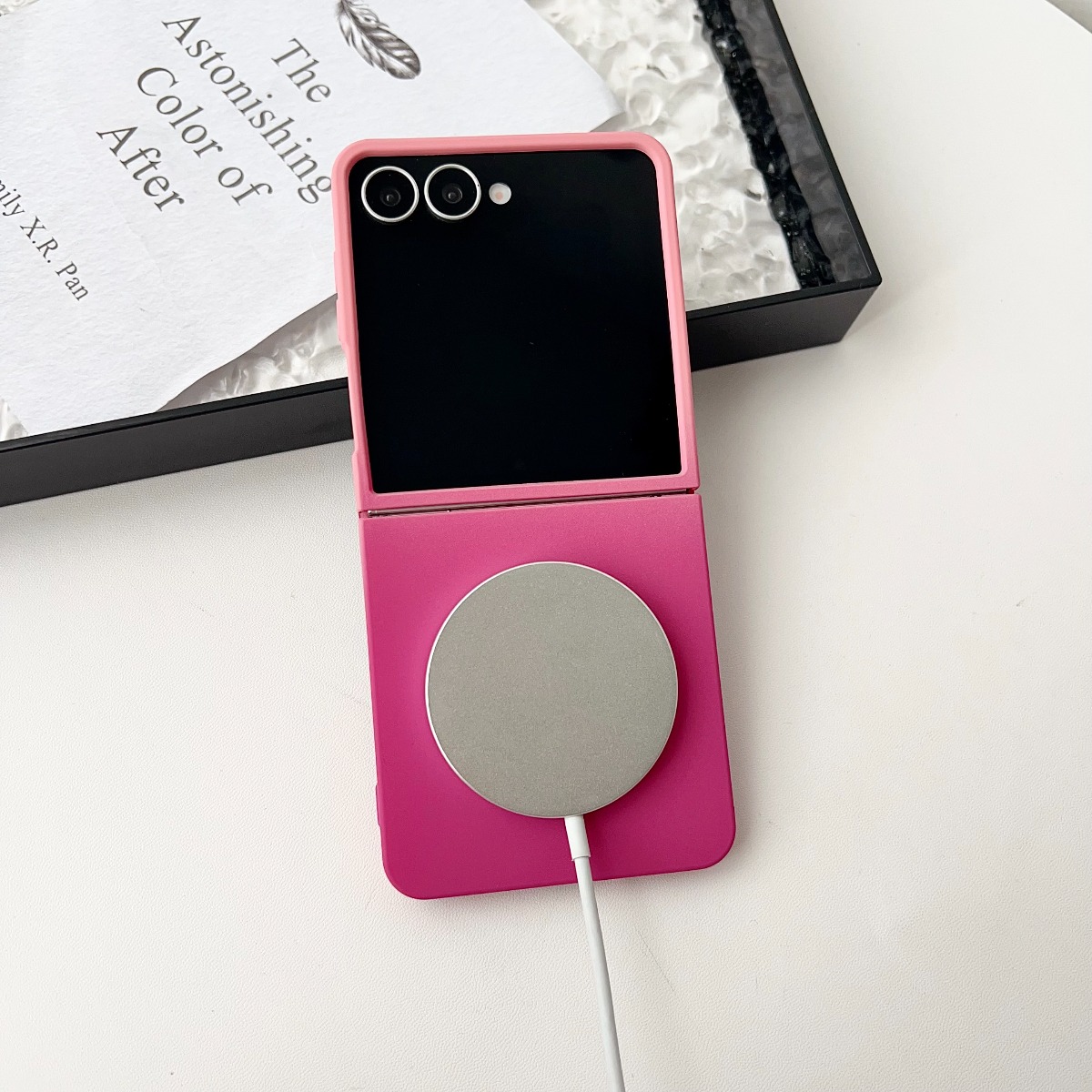 Gradient Liquid Silicone Soft  - Liquid Silicone Magnetic Phone Case 评论和价格