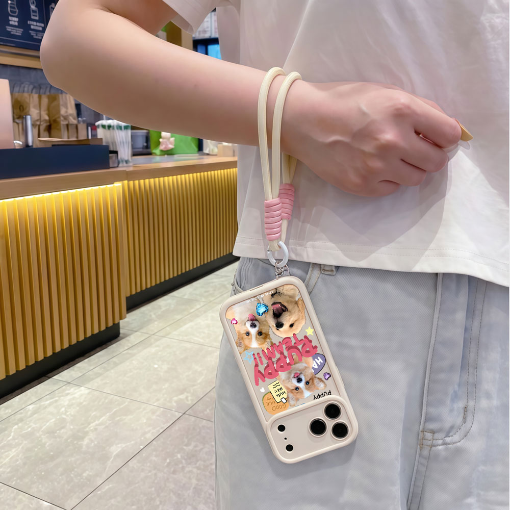 Lanyard Soft Phone Cases For S - Cute Cartoon Wrist Strap Silicone Case 评论和价格