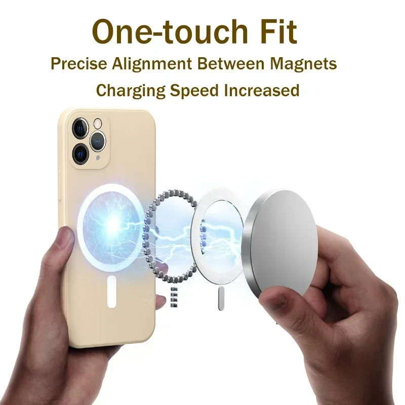 Liquid Silicone Case For iPhon - Liquid Silicone Magnetic Phone Case 评论和价格