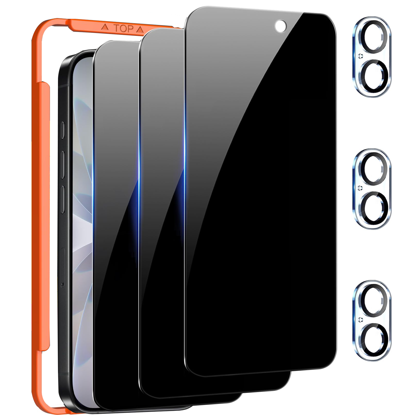 3 Pack Privacy Screen Protecto - Anti Spy Privacy Glass Case 评论和价格
