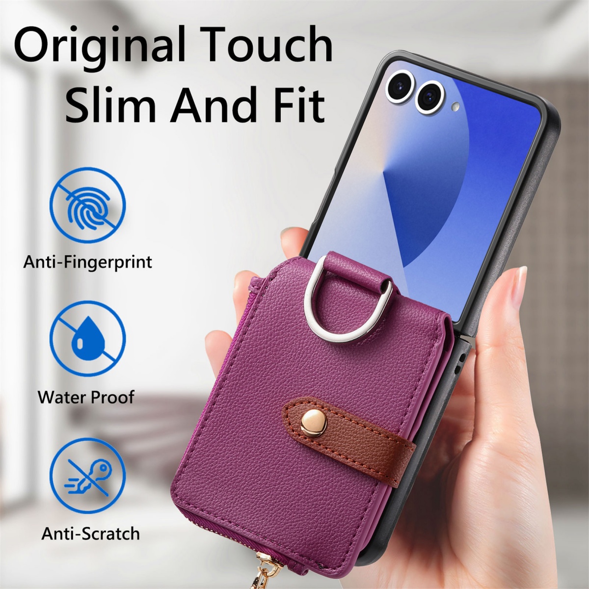 Luxury Card Holder Phone Case  - Leather Wallet Card Holder Phone Cover 评论和价格