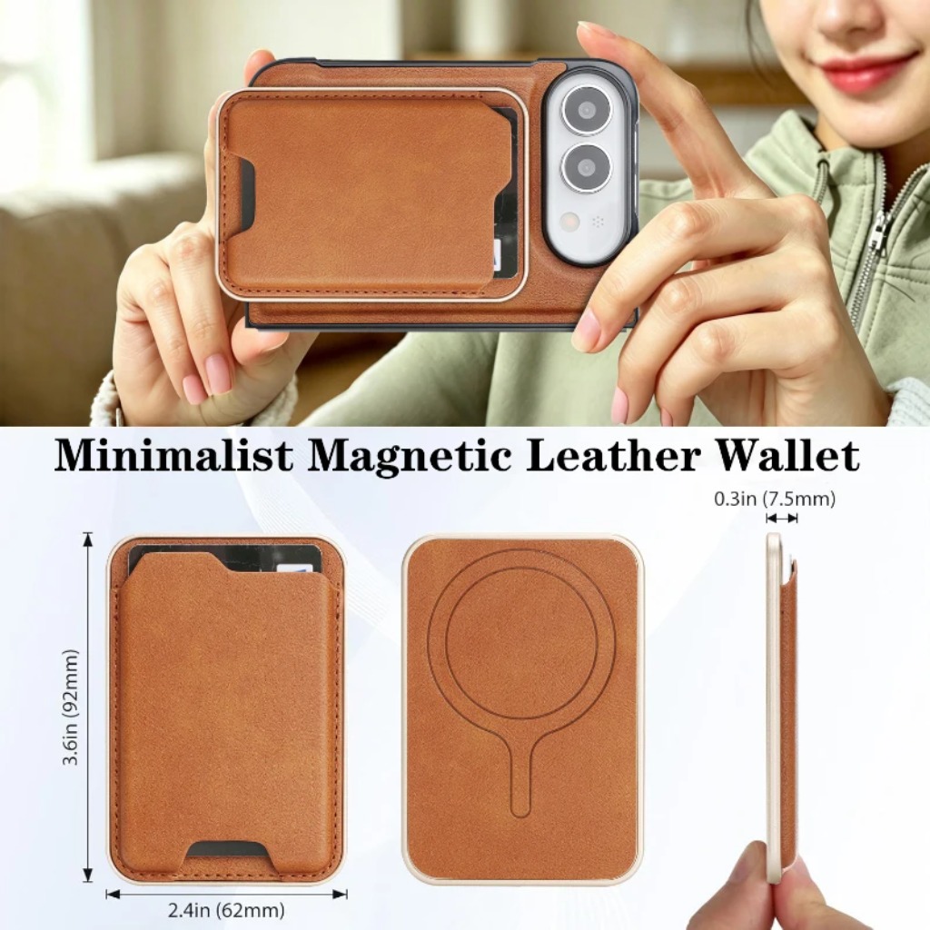 Detachable Leather Wallet with - Leather Wallet Card Holder Phone Cover 评论和价格