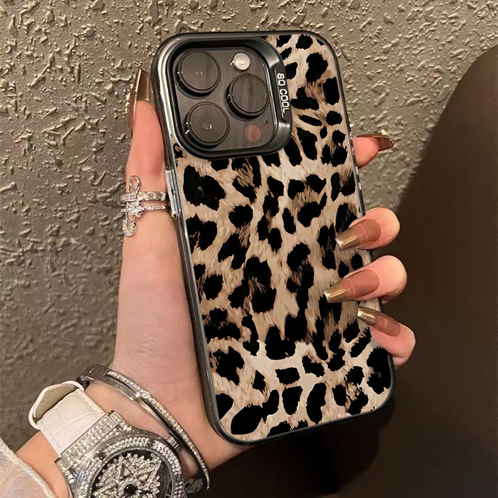 Fashion Leopard Pattern Hard P - Matte Hard Pc Back Case 评论和价格