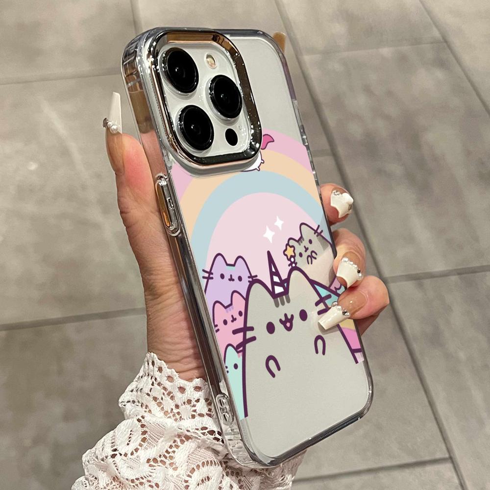 Cartoon Pusheen Cat Matte Tran - Clear Shockproof Bumper Case 评论和价格