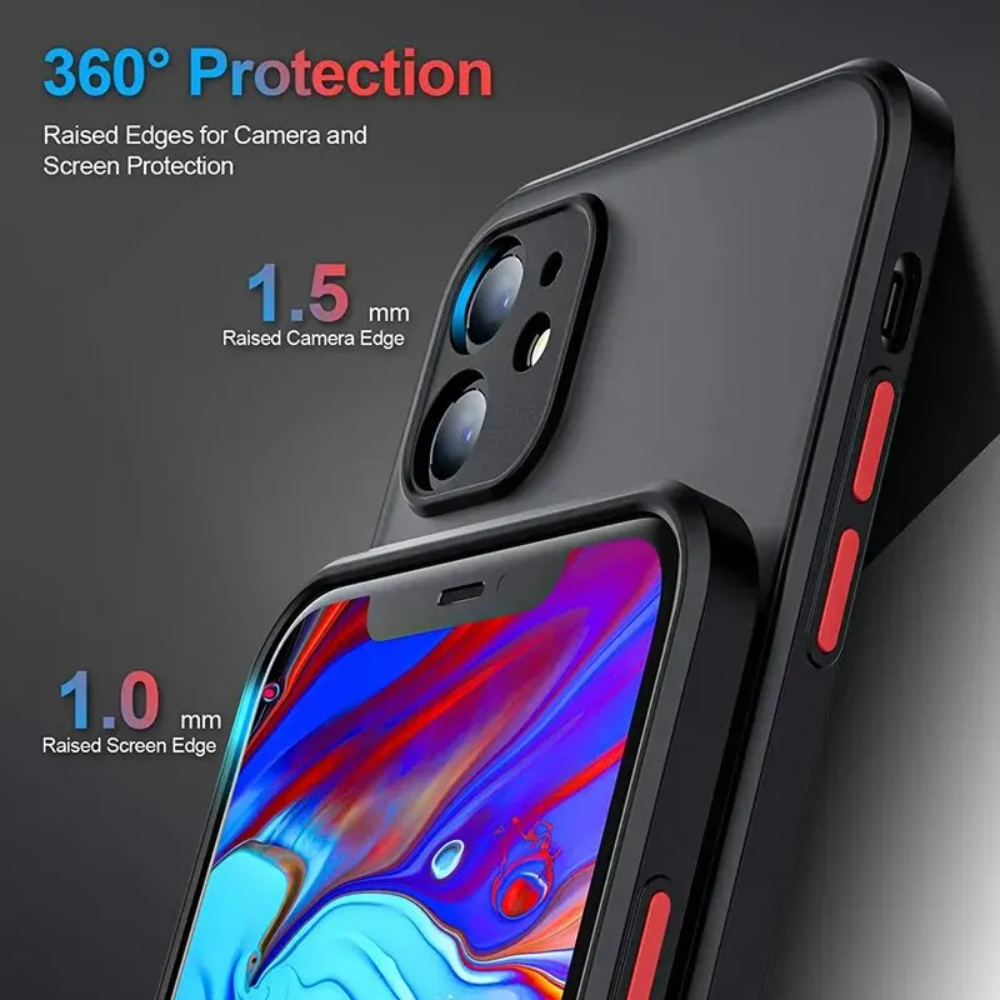 Shockproof Armor Matte Case Fo - Matte Hard Pc Back Case 评论和价格