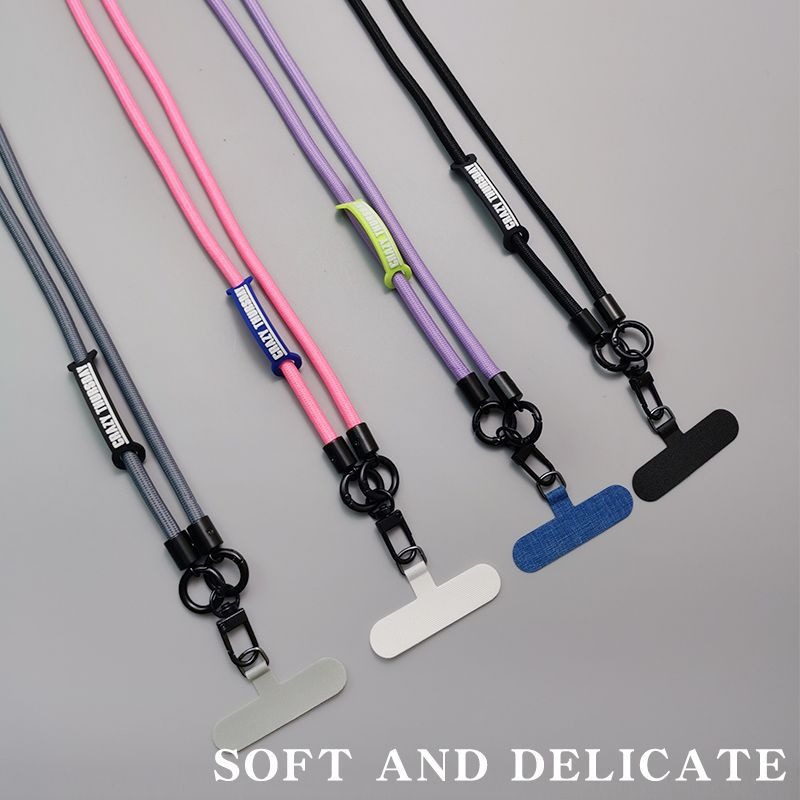 Long Solid Color Cross Body Ph - Crossbody Lanyard Neck Strap Case 评论和价格