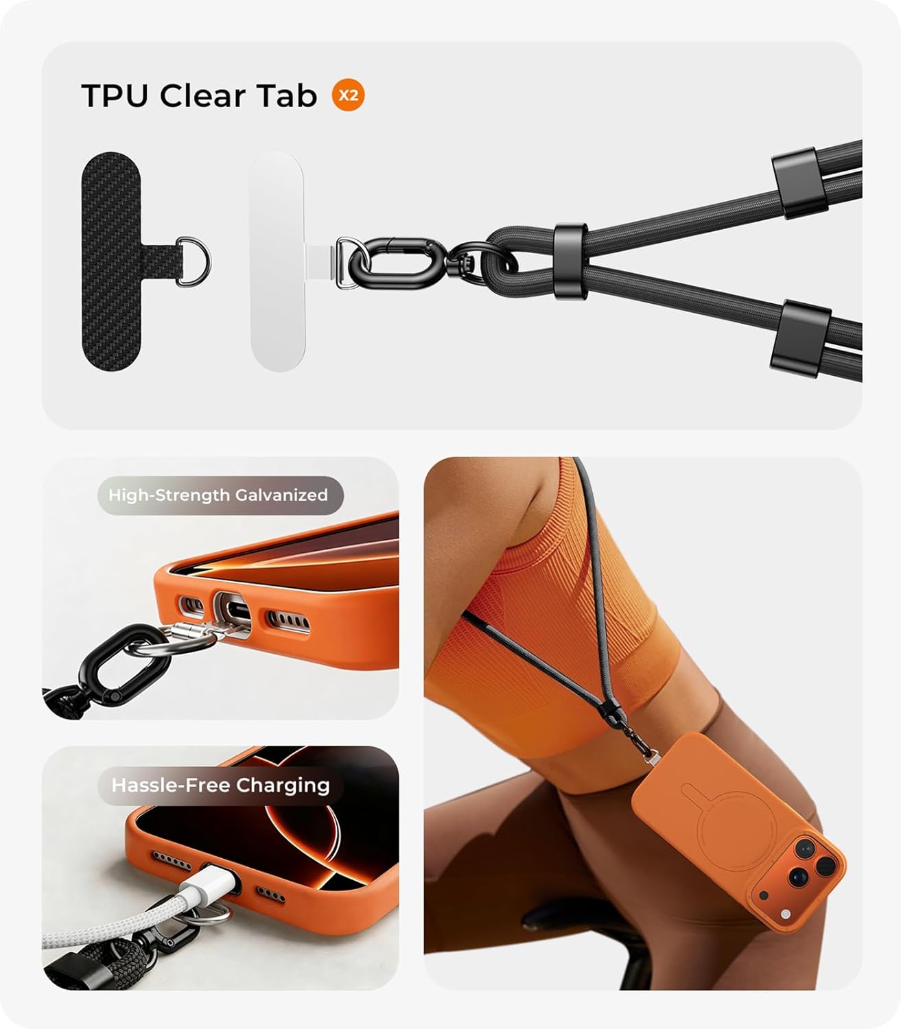 Phone Lanyard Crossbody with 2 - Crossbody Lanyard Neck Strap Case 评论和价格
