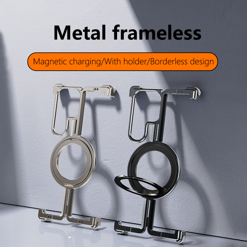 Metal Frameless Magnetic Holde - Metal Bumper Aluminum Frame Case 评论和价格
